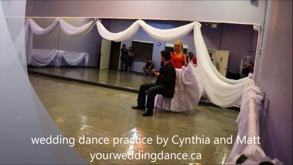 Cynthia & Matt’s First Dance Performance | YourWeddingDance.ca Dance Social