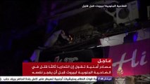 صور اولية من مكان تفجير برج البراجنة