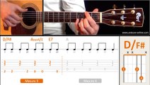 Jouer Tears in heaven (Eric Clapton) - Cours guitare. Tuto   Tab
