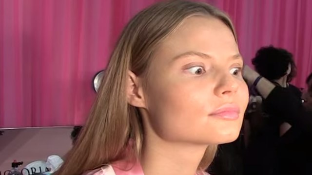 Victoria's Secret Model Magdalena Frackowiak's Shoots Down Food Question | What's Trending Now