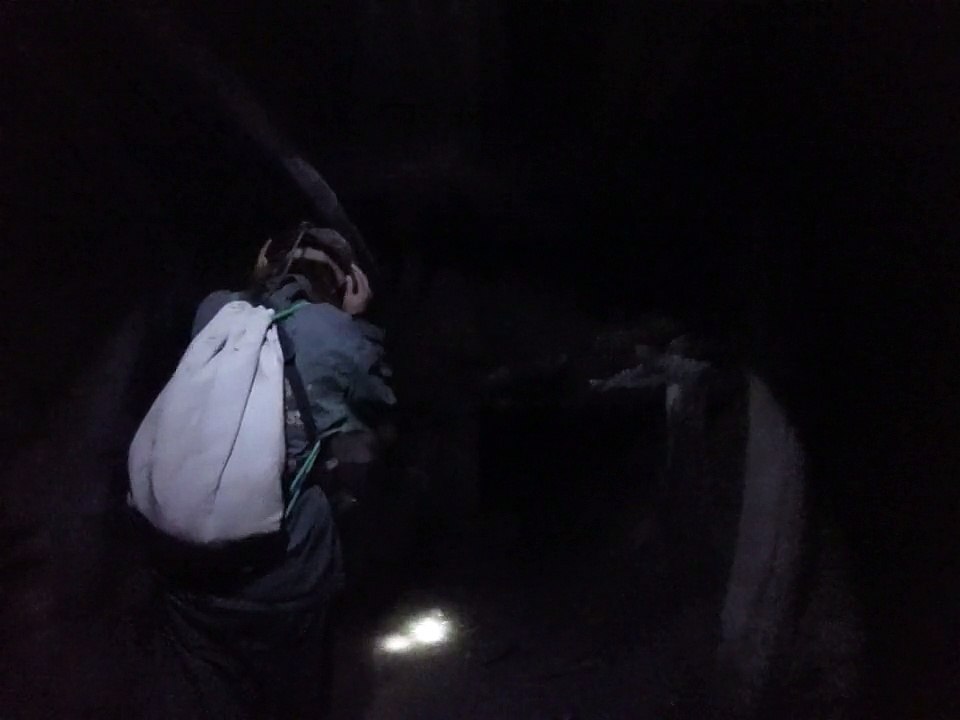 Dans une mine d'argent de Potosi