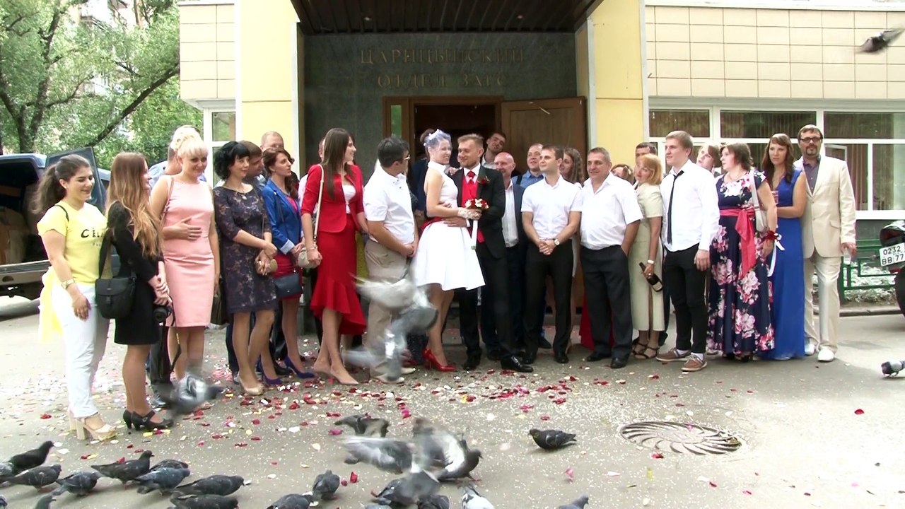 Прикольный свадебный ролик