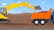 Kid's Cartoons - CAR DOCTOR! GARBAGE TRUCK, CEMENT MIXER, EXCAVATOR Repairs in McWheelie's Garage!