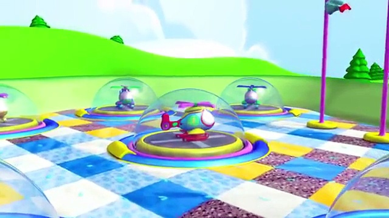 Kids Cartoons in 3D animation - Learn to Count - 7 Flying Helicopters! {}