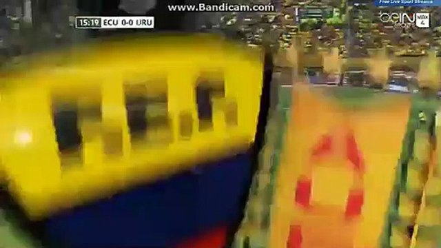 Edinson Cavani Fantastic Chance Ecuador 0-0 Uruguay 12.11.2015 HD
