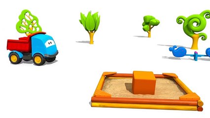 Kids 3D Construction Cartoons for Children 6 - Leo's COLOR BLOCKS! (  )