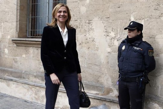 La Infanta, la última en declarar por 'caso Nóos'
