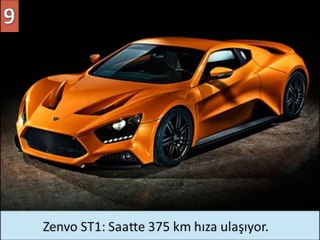 Dünyanın En Hızlı 10 Arabası