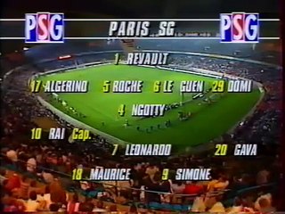 PSG 5 0 Steaua Bucarest : 1997/1998 UEFA CUP