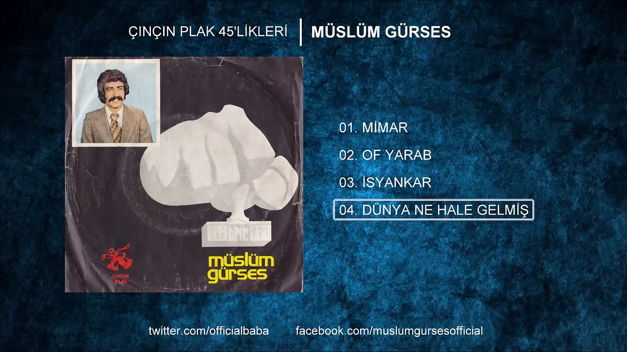 Müslüm Gürses - Dünya Ne Hale Gelmiş