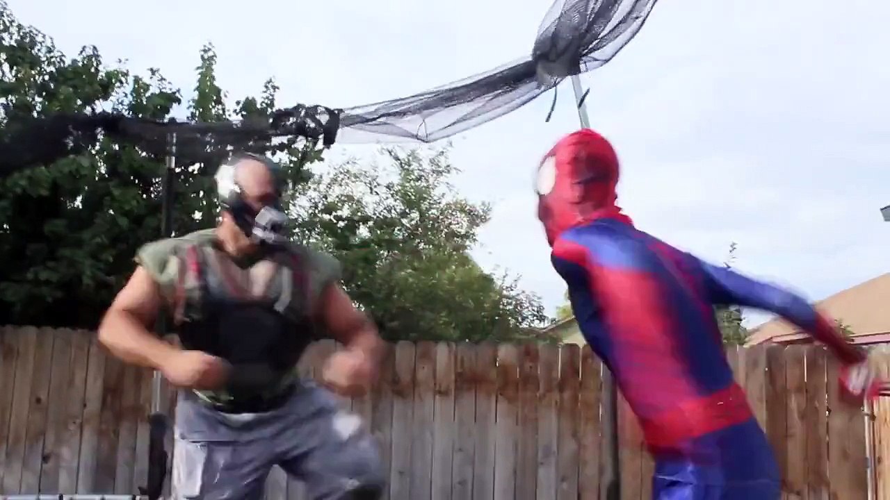 Bane vs Spiderman vs Venom In Real Life | Superhero Battle!