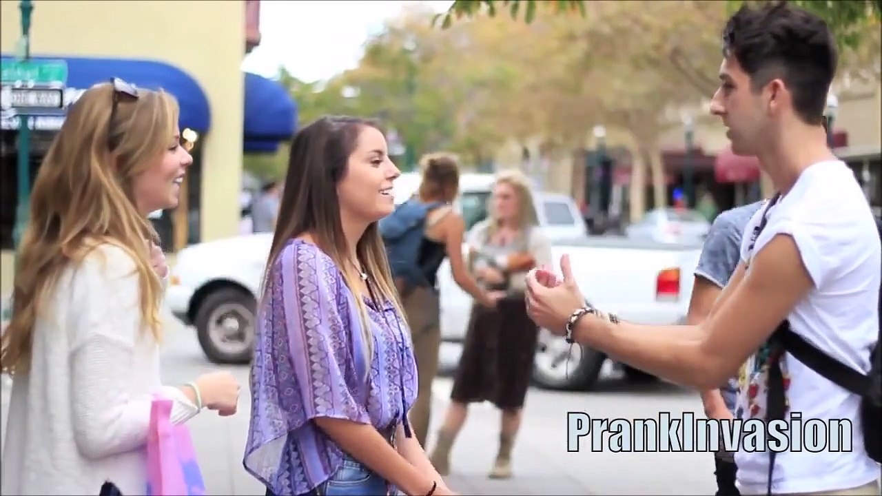 Kissing Prank Laugh for a Kiss