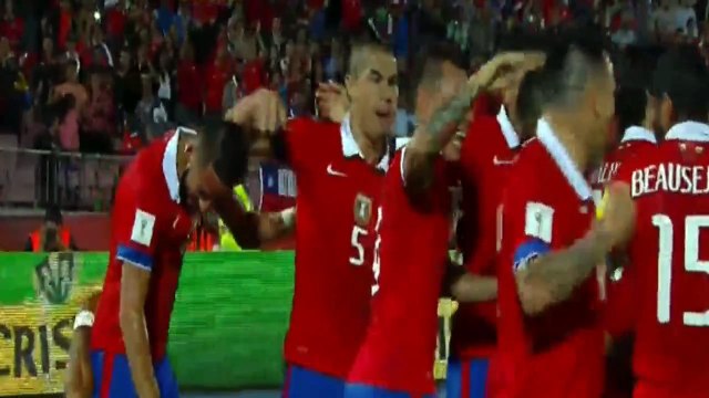 Gol de Arturo Vidal - Chile vs Colombia 1-0 Eliminatorias 2015