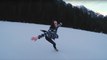 Canadian Olympic Figure Skater Performs in Mother Nature's Ice Rink
