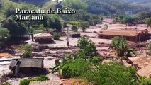 Sem ajuda, moradores de Paracatu de Baixo vagam entre escombros