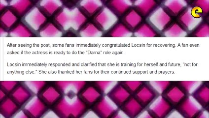 Angel Locsin Hits Back At Basher Doubting Her Injury