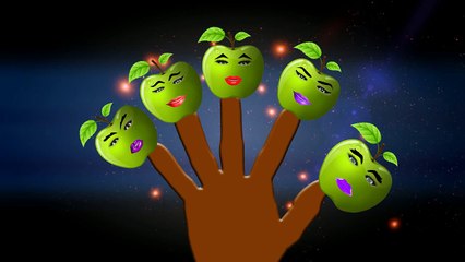 Finger Family Nursery Rhymes Apple Cartoons For Children _ Finger Family Children Nursery Rhymes