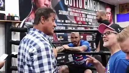 cotto gets a visit from ROCKY - EsNews Boxing