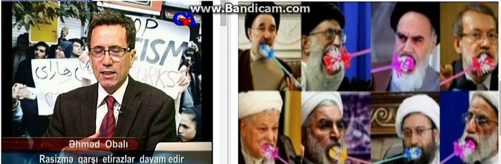 Ahmed Obali yesterday defecated in a toothbrush then residential, the Islamic Republic regime of Iran teeth