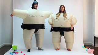 THE SUMO CHALLENGE | Marzia VS Pewds