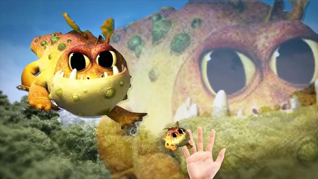 Finger Family Nursery Rhymes For Children HOW TO TRAIN YOUR DRAGON Cartoon _ Finger Family Rhymes