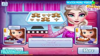 Frozen Princess Movie Games-(Elsa Cooking Gingerbread Video)-Frozen Games Online