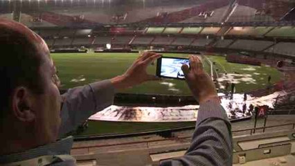 La lluvia obliga a aplazar el clásico sudamericano