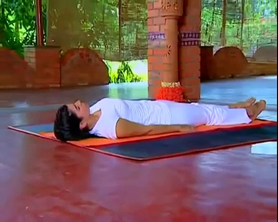 Wind-Relieving Pose for lower back pain