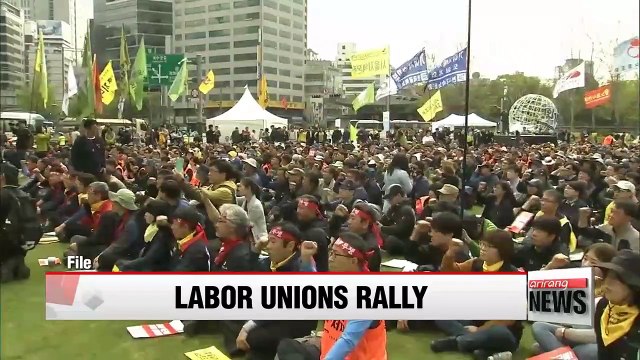 More than 50 unions to rally against gov't's labor policies in Seoul on Sat.
