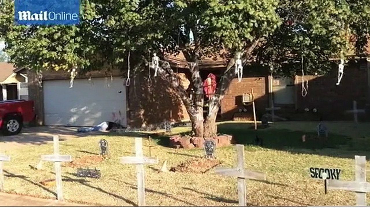 Decoraciones halloween cuerpos demasiadas realistas