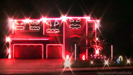 Drumstep Light Show - This is Halloween