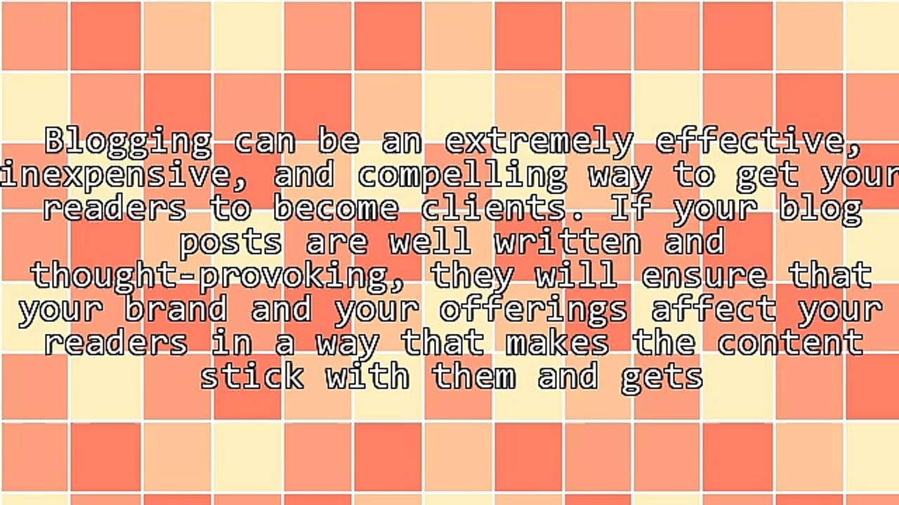 Luring Clients Through Your Blogs