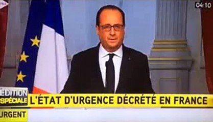 ALLOCUTION PRESIDENT - ATTENTAT 13 NOVEMBRE 2015