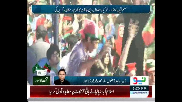 Pakistan Tehrik-e-Insaf Jalsa at Mazang 6pm