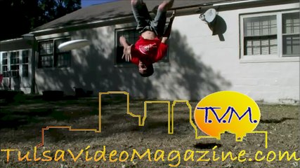 Trick Catch Frisbee Backflip