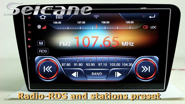 Android 2013 2014 2015 Skoda Octavia CD Radio with Bluetooth music 3D navigation System Ipod SD