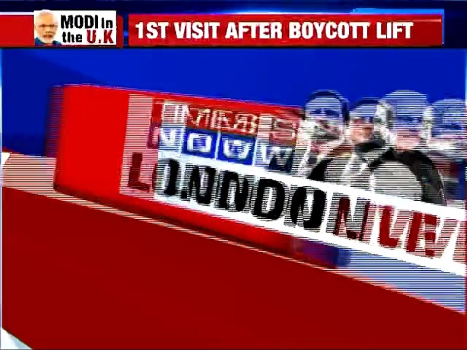 David Cameron welcomes Modi