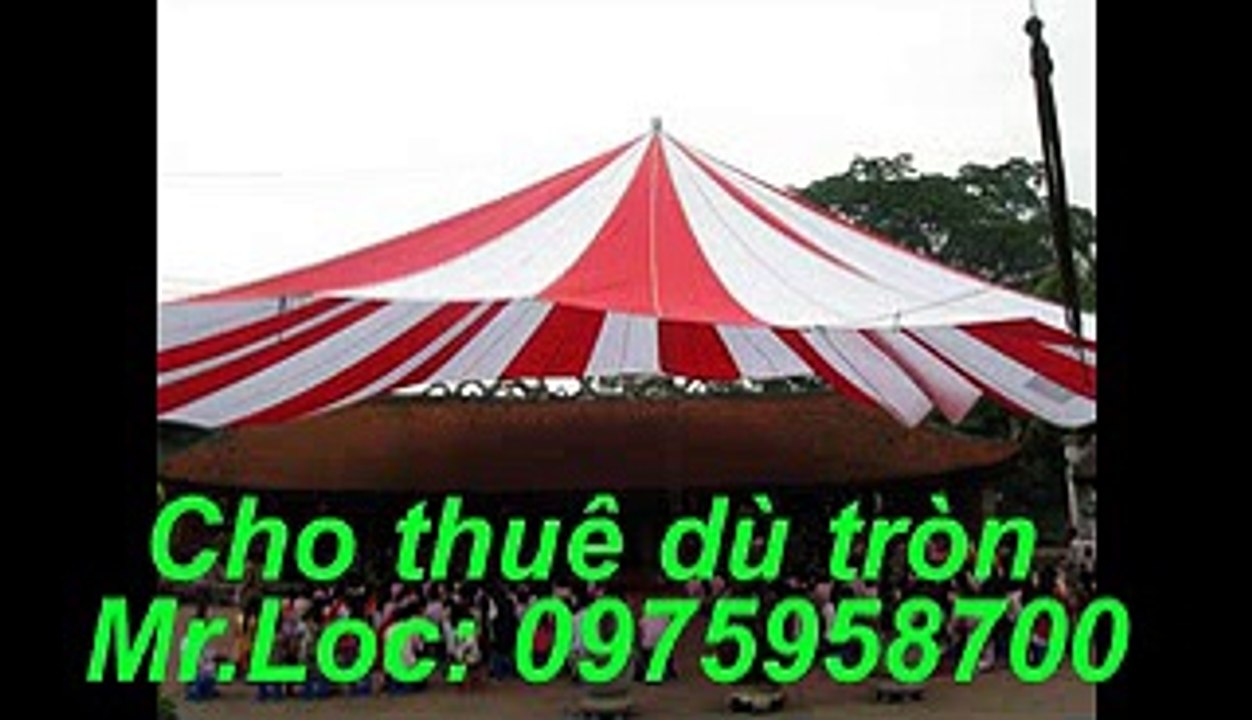 097.59.58,.700 cho thuê dù tròn giá rẻ tại hà nội