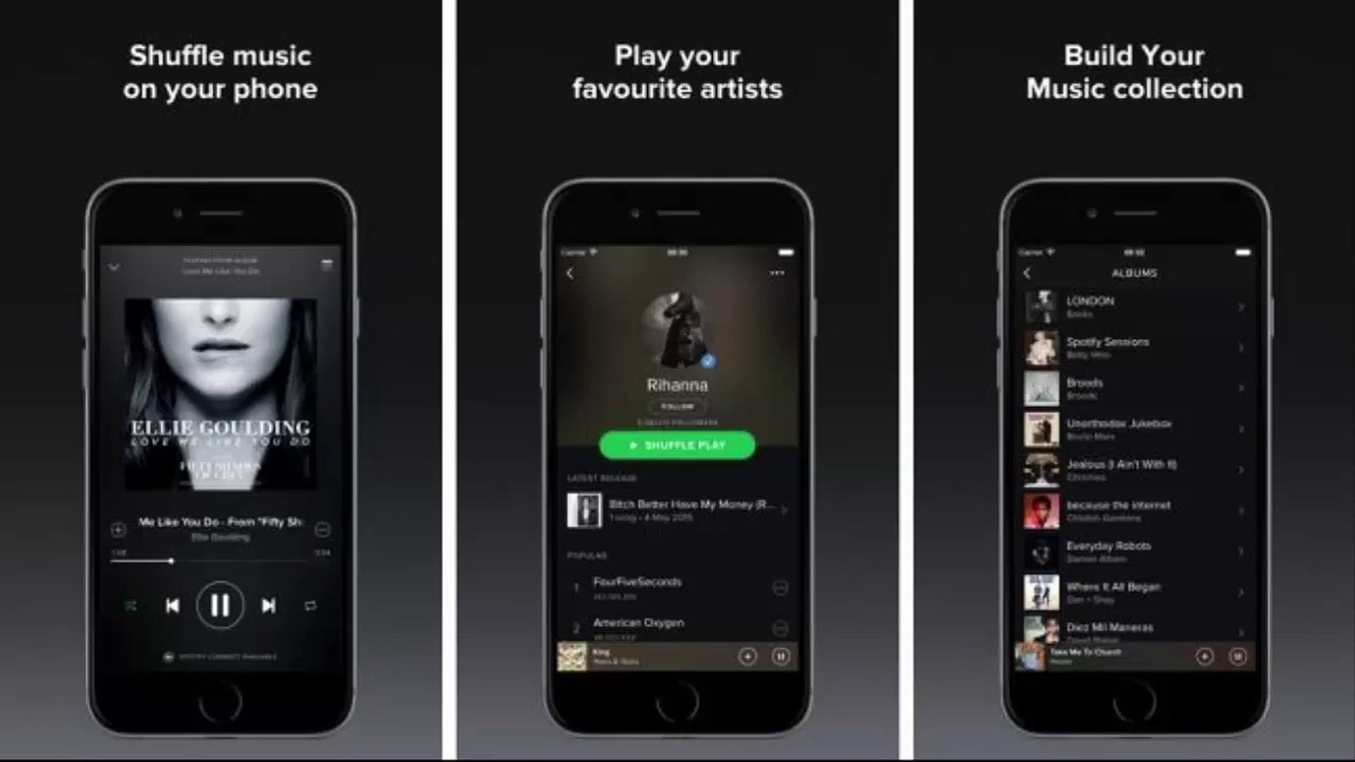 ⁣Best free iPhone apps Spotify