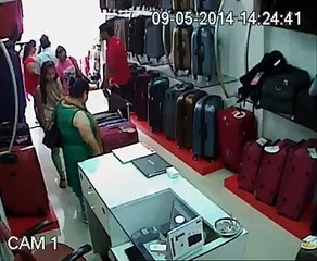Women in bag Shop-Theft