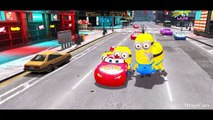 Disney Pixar Cars Minions Nursery Rhymes for Children & Lightning McQueen Ramone Kids Song