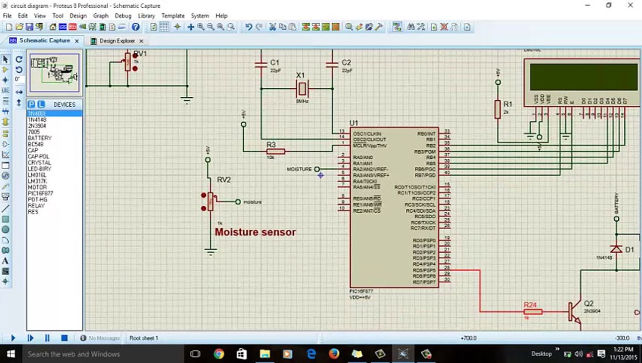 solar power automatic irrigation system using microcontroller video