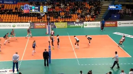 Volley - LDC F - Défaite du Cannet au Dinamo Moscou