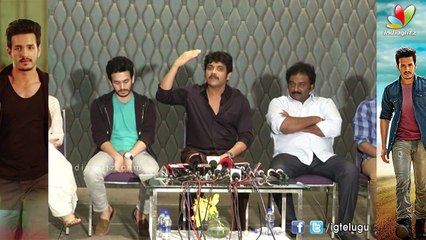 Nagarjuna Speech @ Akhil Movie Success Meet