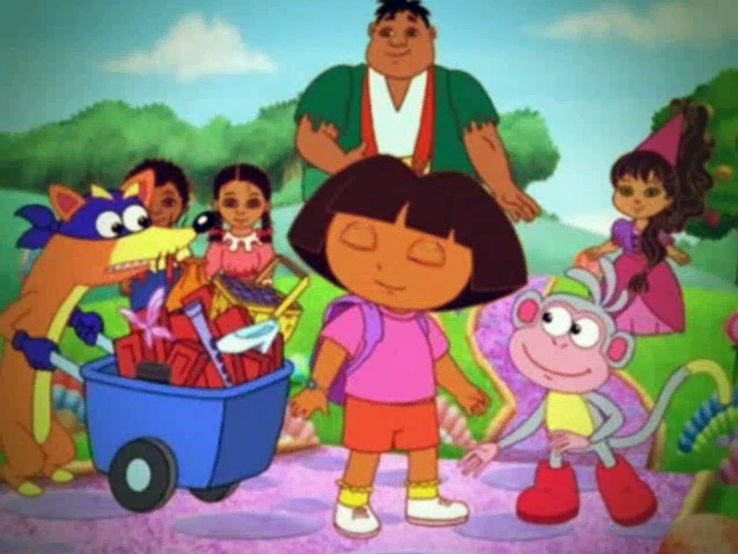 dora e os tres porquinhos dublado
