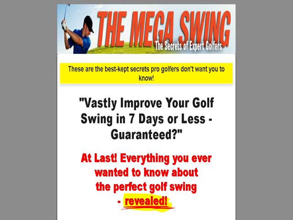 The Secrets of Expert Golfers