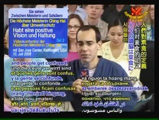 Cult leader Ching Hai attacks a followers's intelligence