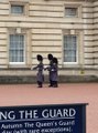 İngiltere Kraliyet sarayında asker nöbet değişimi , Londra