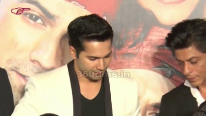 Varun Dhawan Makes Fun Of Kriti Sanon's Height - DILWALE Trailer Launch