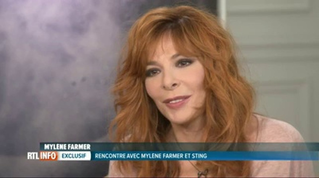 Mylène Farmer / Sting - Interview Tv BelgeTVI-2015